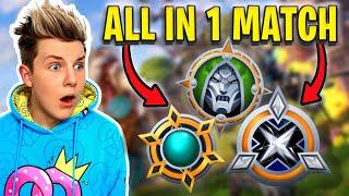 EVERY MARVEL MEDALLION in ONE FORTNITE MATCH! 