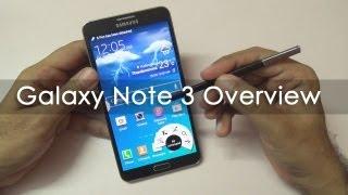 Samsung Galaxy Note 3 Hands On Overview