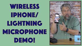 Kimafun Wireless Lightning Microphone for iPhone iPad -- DEMO & REVIEW