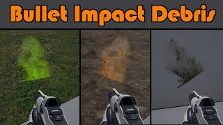 Bullet Impact Debris On Different Surfaces - Unreal Engine 4 Tutorial