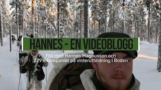 Hannes och 229:e kompaniets vinterutbildning 2023