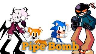 Pipe Bomb But Everyone Sings It | Sonic and Tails Dance meme | Friday Night Funkin | fnf