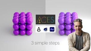 ACES for Cinema 4D, Arnold, and After Effects in 5ish minutes.