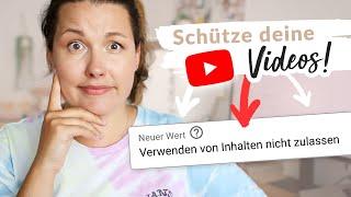 Ändere diese YouTube Einstellung SOFORT: Videos vor DIEBSTAHL schützen