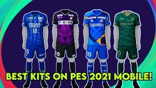 7 BEST KITS ON PES 2021 MOBILE!NO PATCH!