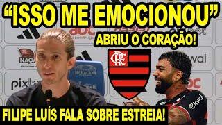 "ISSO ME EMOCIONOU" FILIPE LUÍS ABRE O CORAÇÃO E FALA DE ESTREIA COMO TÉCNICO DO FLAMENGO! GABIGOL