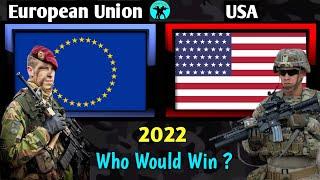 European Union vs USA Military Power Comparison 2022 | EU vs USA Military Comparison | USA vs EU