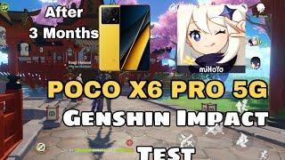 POCO X6 PRO 5G GENSHIN IMPACT TEST - Testing Genshin's New Visual Optimazition on POCO X6 Pro