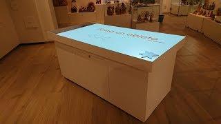 Interactive Table with Direct Projection and Touch Sensors