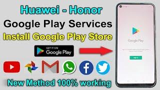 How To Install Google Play Store On Huawei - Honor  Install Play Store In Chinese Huawei - Honor 