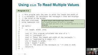 C++ Mathematical Expressions, Interactivity and program or code examples