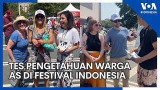 Tes Pengetahuan Warga AS di Festival Indonesia