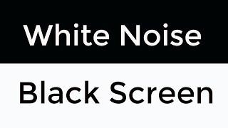 White Noise - Black Screen - No Ads - Soothing Sleep Sounds - Also Good For Focus, Studying