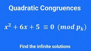 How to solve a Quadratic Congruence modulo prime