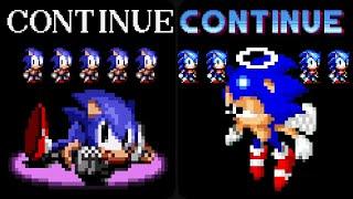 Sonic's Continue Screen 2024 vs 1991 Which is Better?