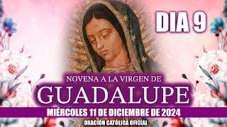 Novena a la Virgen de GuadalupeDía 09/Hoy MIÉRCOLES 11 DE DICIEMBRE DE 2024EL SANTO ROSARIO DE HOY