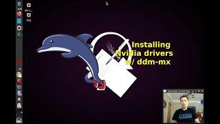 Installing Nvidia proprietary drivers on MX Linux using ddm mx (Nvidia driver installer tool)