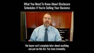 What You Need To Know About Disclosure Schedules