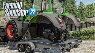 Selling broken Tractor in a logistics platform (Tractor Rebuild) | Farming Simulator 22