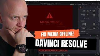 Fix Media Offline in Davinci Resolve