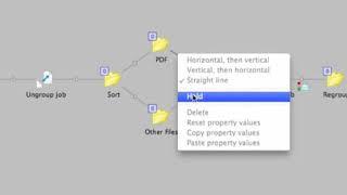 Enfocus Switch Tutorial: Ungrouping and grouping job folders