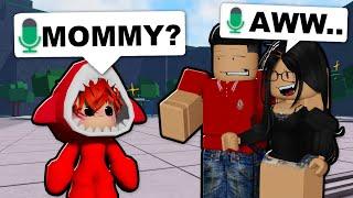 Trolling as CUTEST KID in Roblox The Strongest Battlegrounds..  (PART 3)