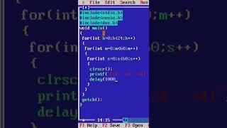 Create a digital clock in c #cprogramming #digitalclock #code #programming #viral