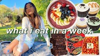 *realistic* what i eat in a week 