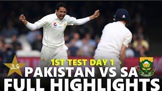 Pakistan vs South Africa Full Highlights 1st Test 2024 Day 1 | PAK VS SA