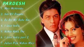 PARDES Movie All Songs Jukebox |Shahrukh Khan, Mahima Chaudhry |INDIAN MUSIC