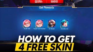 GET GUARANTEED 4 FREE SKINS FROM YOUTH FAIR EVENT | FREE TIME LIMITED EPIC & MORE