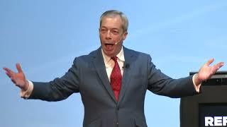 Watch again: UK Reform leader Farage addresses party conference