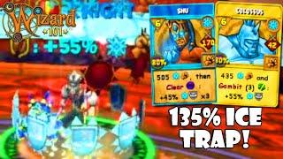 Wizard101 Level 170 Ice PvP: The UNBEATABLE 135% ICE TRAP Strategy.