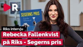 Rebecka Fallenkvist intervjuas på Riks om sin bok "Segerns pris"