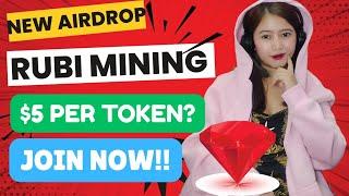 RUBI MINING AIRDROP CLAIM YOUR FREE RBL TOKENS TODAY