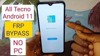 All Tecno Android 11, 12 Frp Bypass/Google Account Lock Remove 2023 | Without Pc