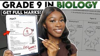 How to get FULL MARKS in Biology GCSE | Answer Questions with Me  (Get a GRADE 9)