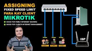 PAANO I LIMIT ANG SPEED BAWAT USER SA MIKROTIK ROUTER + ISP SETTINGS SA MIKROTIK/CONFIGURATION 2024