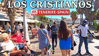 TENERIFE - LOS CRISTIANOS | Look at the Current Atmosphere ️ 4K Walk ● January 2024