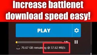 How to Make Battlenet Update and Download Faster! Easy Trick