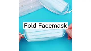 【DIY IDEAS】 Fold Face Mask to Fit your face