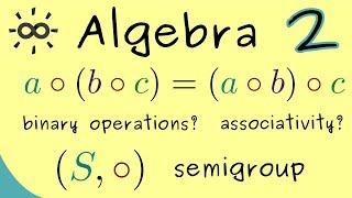 Algebra 2 | Semigroups