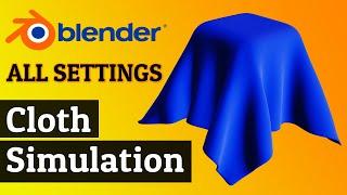 Cloth Simulation Settings | Blender 3.0 Tutorial