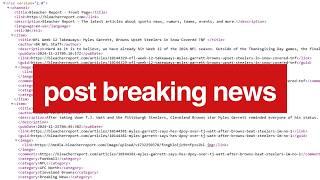 How to build a BREAKING NEWS BOT for Twitter (X) or LinkedIn