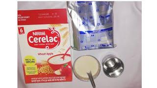Cerelac for 6 months plus baby | Nestle cerelac wheat apple