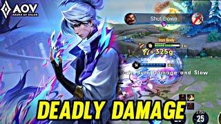 AOV : ROURKE GAMEPLAY | DEADLY DAMAGE - ARENA OF VALOR LIÊNQUÂNMOBILE ROV COT