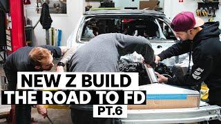 Custom fab work on the first all-new Nissan Z PRO DRIFT Build