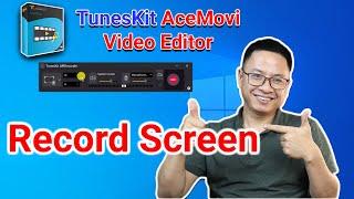 How to Record Screen with AceMovi Video Editor - Tutorial For Beginners