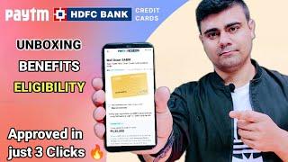 Paytm HDFC Credit Card Unboxing | HDFC Credit Card |  HDFC Paytm Credit Card Unpacking
