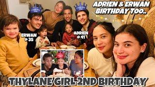 SWEET GIRL THYLANE 2ND BIRTHDAY WITH TITO ERWAN & ADRIEN  MINI CELEBRATION MAS MASAYA